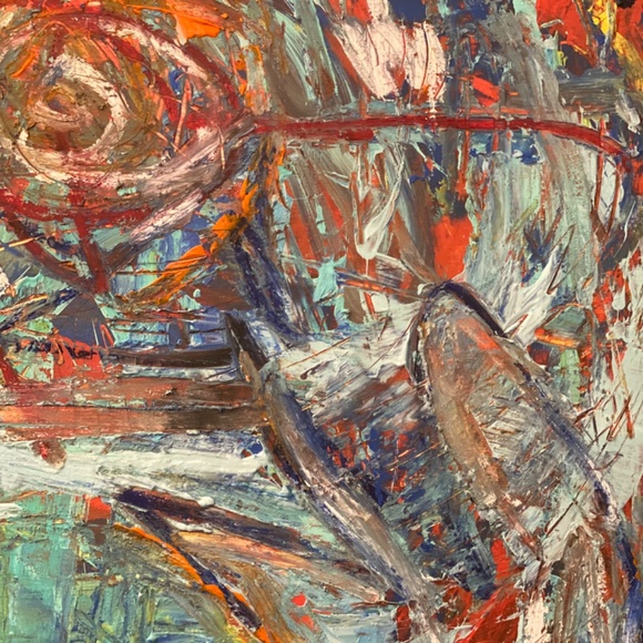 Original painting on wood byDorotaKormienko 24x30x2 deep - Picture 10 of 13